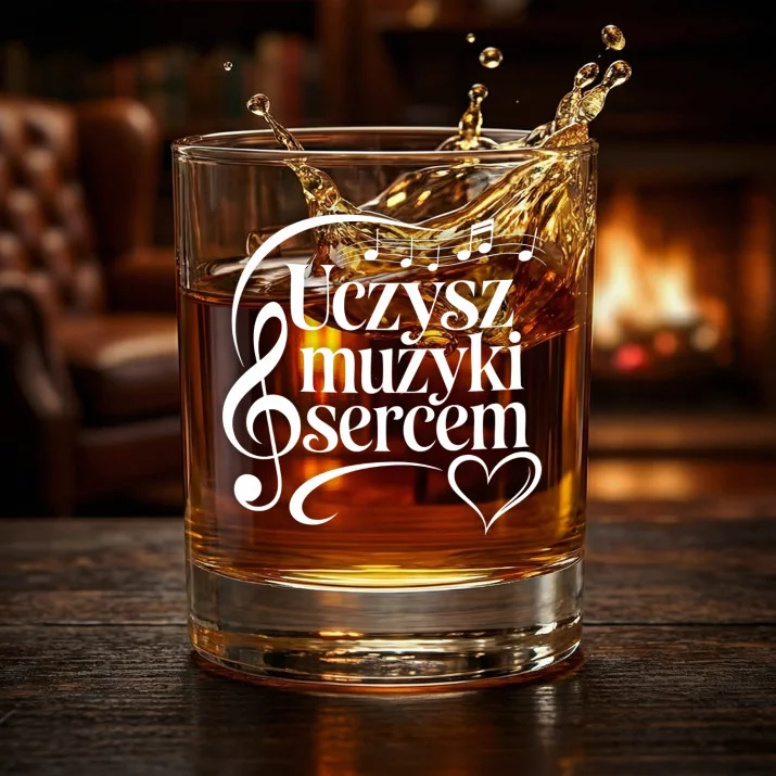 Szklanka Do Whisky Dla Nauczyciela Muzyki Prezent Na Dzień Nauczyciela Dla Mężczyzny: Uczysz Muzyki Sercem Szklanka Do Whisky Dla Nauczyciela Muzyki Prezent Na Dzień Nauczyciela Dla Mężczyzny: Uczysz Muzyki Sercem