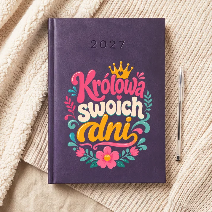 Kalendarz Książkowy A5 2027 Dla Niej Prezent Na Walentynki Dla Kobiety: Królowa Dni Kalendarz Książkowy A5 2027 Dla Niej Prezent Na Walentynki Dla Kobiety: Królowa Dni