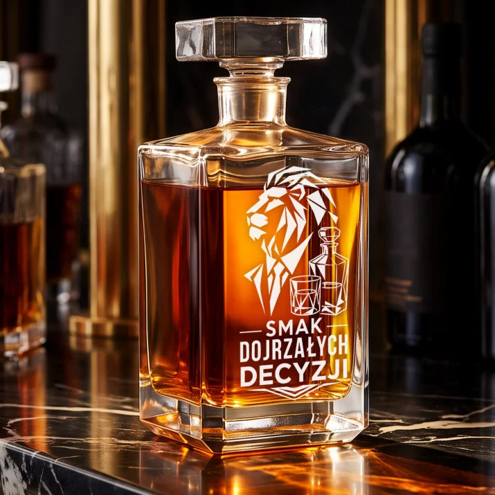 Karafka Do Whisky z Grawerem Na Jubileusz Firmy Prezent: Smak Dojrzałych Decyzji Karafka Do Whisky z Grawerem Na Jubileusz Firmy Prezent: Smak Dojrzałych Decyzji