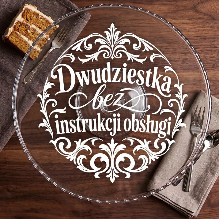 Patera Na Ciasto Dla 20 Latki Prezent Na 20 Urodziny Dla Kobiety: Młodzieńcza Brawura
