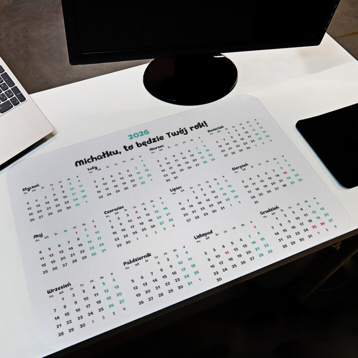 Kalendarz twój rok - Podkładka na biurko Kalendarz twój rok - Podkładka na biurko