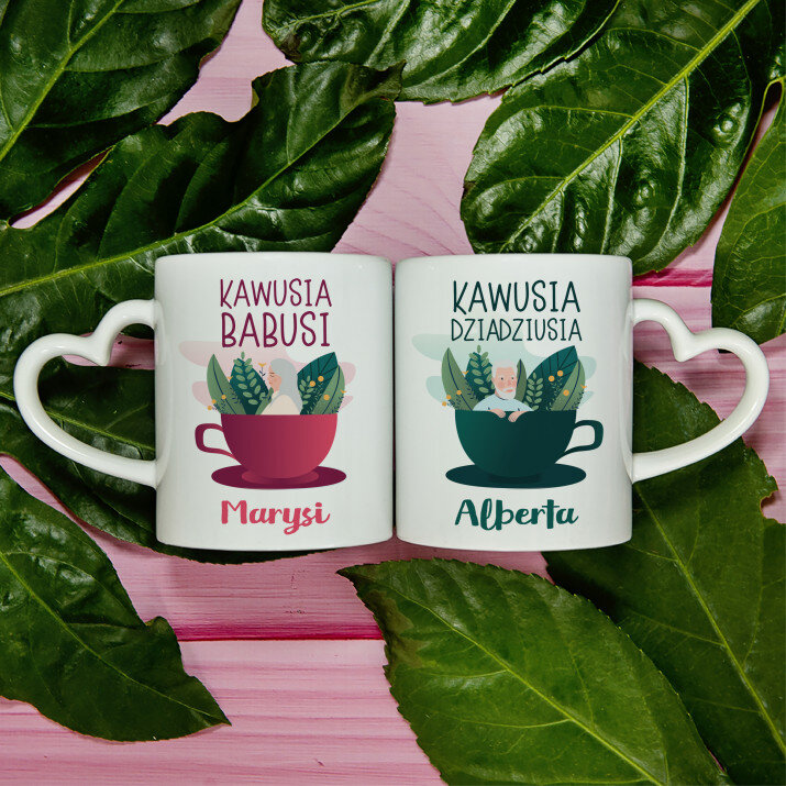Kawusia babusi i dziadziusia - Kubki dla pary