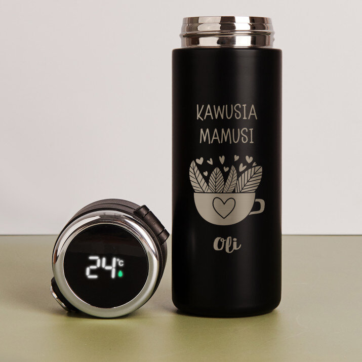 Kawusia mamusi - Kubek termiczny z wyświetlaczem LED