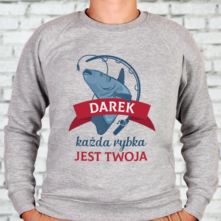 Każda rybka jest twoja - Bluza męska bez kaptura