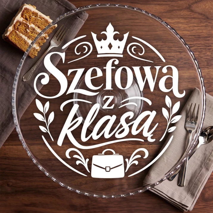 Patera Na Ciasto Dla Szefowej Prezent Dla Kobiety: Elegancja I Autorytet Patera Na Ciasto Dla Szefowej Prezent Dla Kobiety: Elegancja I Autorytet