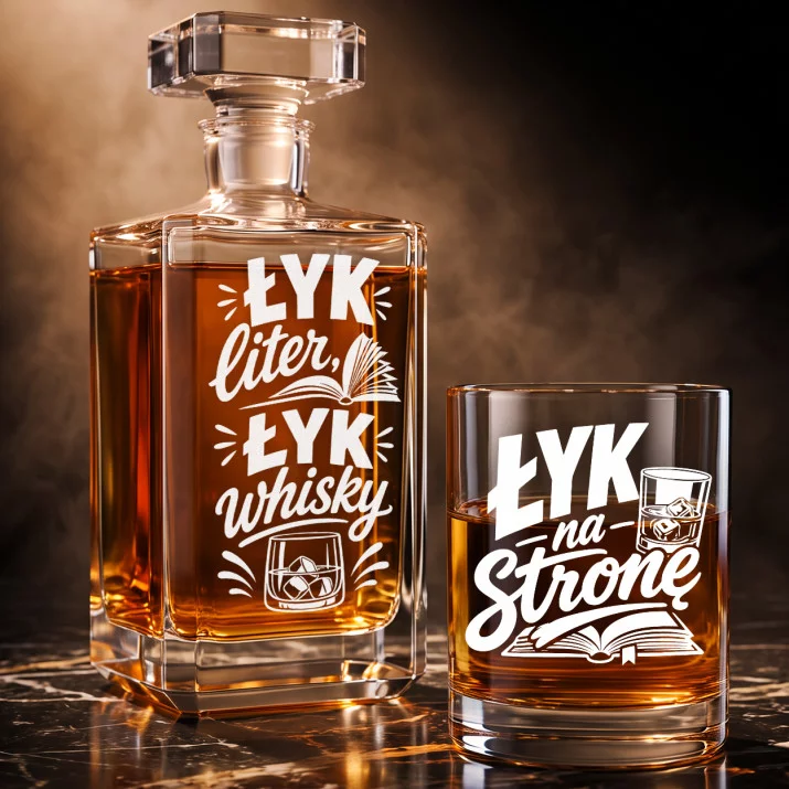 Zestaw Do Whisky Dla Czytelnika Prezent Dla Mężczyzny: Łyk Liter, Łyk Whisky Zestaw Do Whisky Dla Czytelnika Prezent Dla Mężczyzny: Łyk Liter, Łyk Whisky