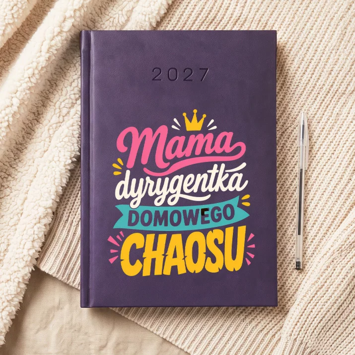 Kalendarz Książkowy A5 2027 Dla Mamy Prezent Na Dzień Mamy Dla Kobiety: Domowa Dyrygentka Kalendarz Książkowy A5 2027 Dla Mamy Prezent Na Dzień Mamy Dla Kobiety: Domowa Dyrygentka