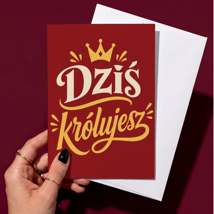 Kartka z Życzeniami Na Mikołaja Dla Kobiety: Królewski Dzień Kartka z Życzeniami Na Mikołaja Dla Kobiety: Królewski Dzień
