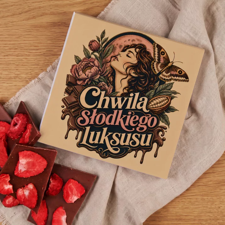 Czekolada Z Truskawkami Na Urodziny Prezent Dla Kobiety: Elegancja W Stylu Retro