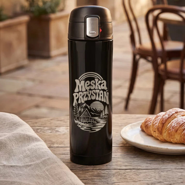 Kubek Termiczny 440ml Na Parapetówkę Prezent: Męska Przystań
