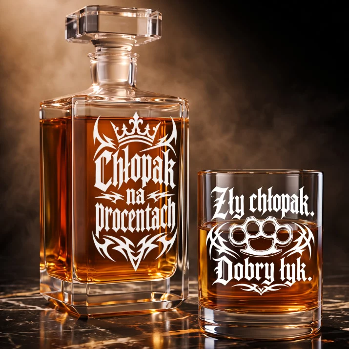 Zestaw Do Whisky Na Dzień Chłopaka Prezent Dla Chłopaka Mężczyzny: Chłopak Na Procentach Zestaw Do Whisky Na Dzień Chłopaka Prezent Dla Chłopaka Mężczyzny: Chłopak Na Procentach