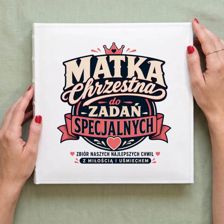 Album Na Zdjęcia Tradycyjny Dla Matki Chrzestnej Prezent Dla Kobiety: Chrzestna Z Humorem Album Na Zdjęcia Tradycyjny Dla Matki Chrzestnej Prezent Dla Kobiety: Chrzestna Z Humorem