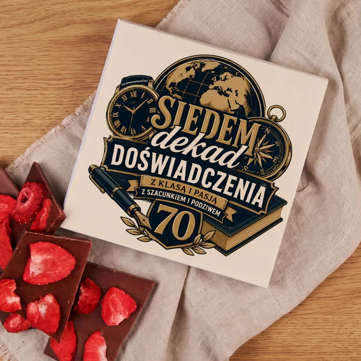 Czekolada Z Truskawkami Na 70 Urodziny Prezent Dla 70 Latka Mężczyzny: Dekady Elegancji Czekolada Z Truskawkami Na 70 Urodziny Prezent Dla 70 Latka Mężczyzny: Dekady Elegancji