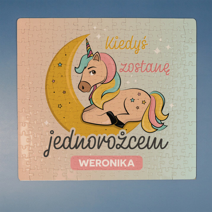 Kiedyś zostanę jednorożcem - Puzzle magnetyczne