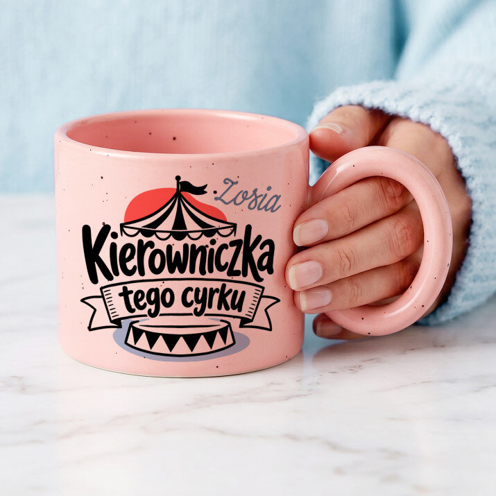 Kierowniczka tego cyrku - Kubek z okrągłym uchem