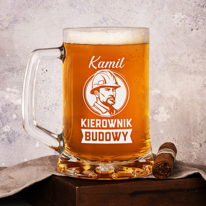 Kierownik budowy - Personalizowany Kufel