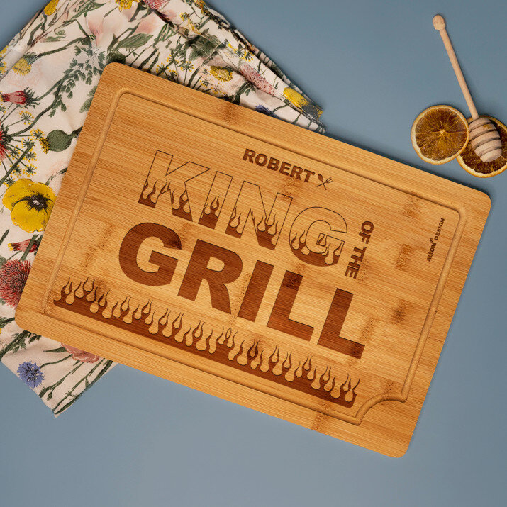 King of the Grill - deska do krojenia z grawerem