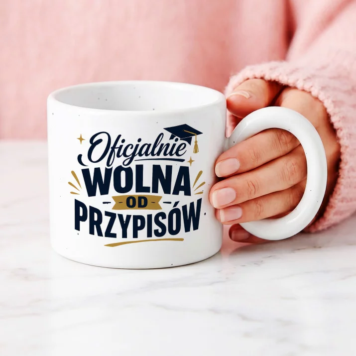 Kubek Z Okrągłym Uchem Na Obronę Doktoratu Prezent Dla Kobiety: Akademicka Duma Kubek Z Okrągłym Uchem Na Obronę Doktoratu Prezent Dla Kobiety: Akademicka Duma