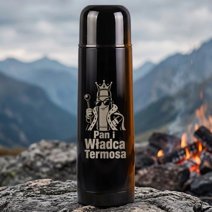 Termos 500ml Dla Faceta Prezent Dla Mężczyzny: Pan I Władca Termosa Termos 500ml Dla Faceta Prezent Dla Mężczyzny: Pan I Władca Termosa
