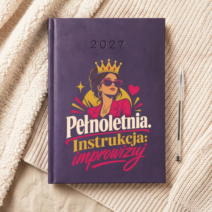 Kalendarz Książkowy A5 2027 Na 18 Prezent Dla Kobiety: Sarkastyczna Dorosłość Kalendarz Książkowy A5 2027 Na 18 Prezent Dla Kobiety: Sarkastyczna Dorosłość