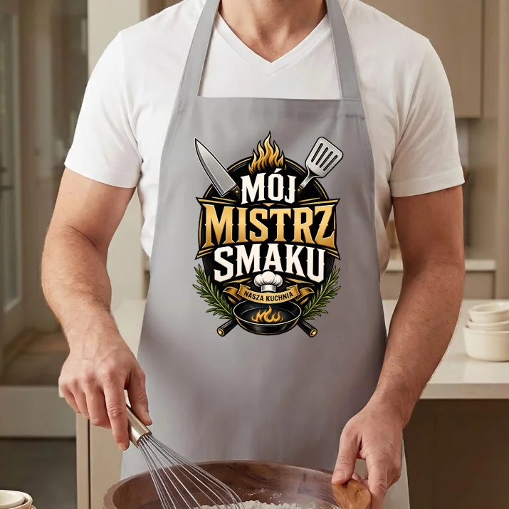 Fartuch Dla Narzeczonego Prezent Na Dzień Chłopaka Dla Mężczyzny: Mój Mistrz Smaku