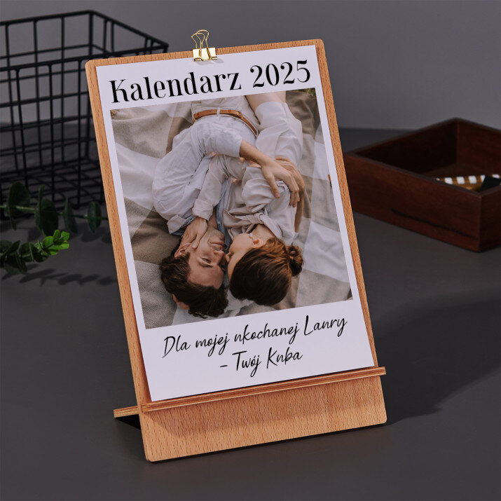 Klasyczny - Fotokalendarz na podstawce 