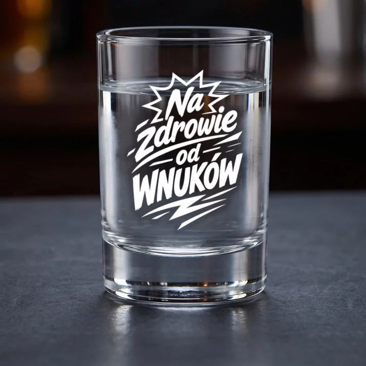 Kieliszki Do Wódki Na Dzień Babci I Dziadka Przedszkole Prezent : Wnukowy Toast