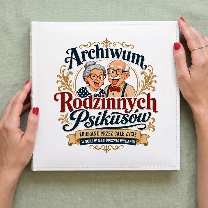Album Na Zdjęcia Tradycyjny Dla Babci i Dziadka Prezent Na Dzień Babci i Dziadka Dla Pary: Rodzinne Psikusy Album Na Zdjęcia Tradycyjny Dla Babci i Dziadka Prezent Na Dzień Babci i Dziadka Dla Pary: Rodzinne Psikusy
