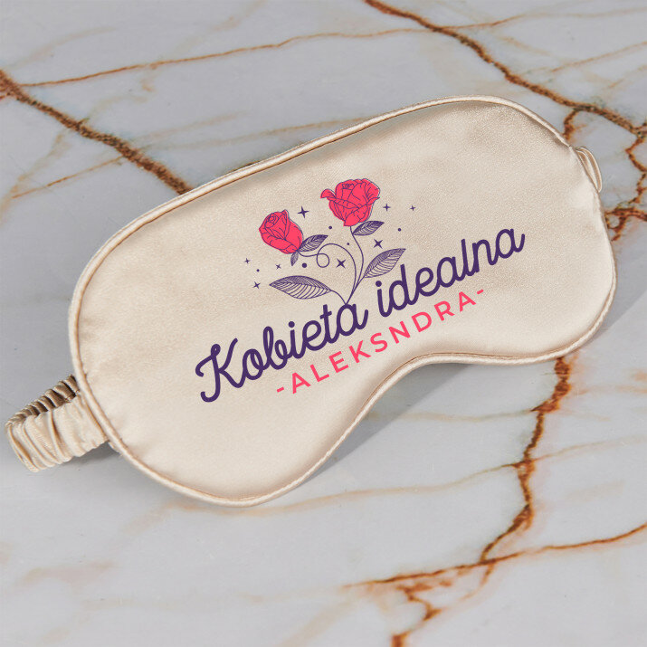Kobieta idealna - Satynowa opaska na oczy