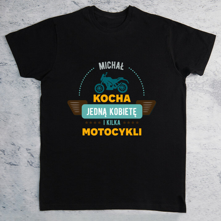Kocha jedną kobietę - Czarna koszulka męska