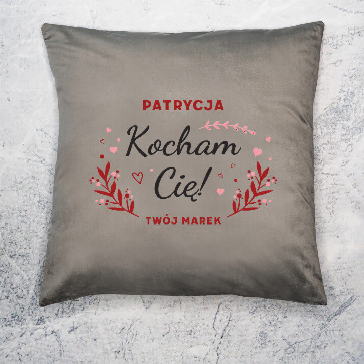 Kocham Cię 2 - Poduszka dekoracyjna