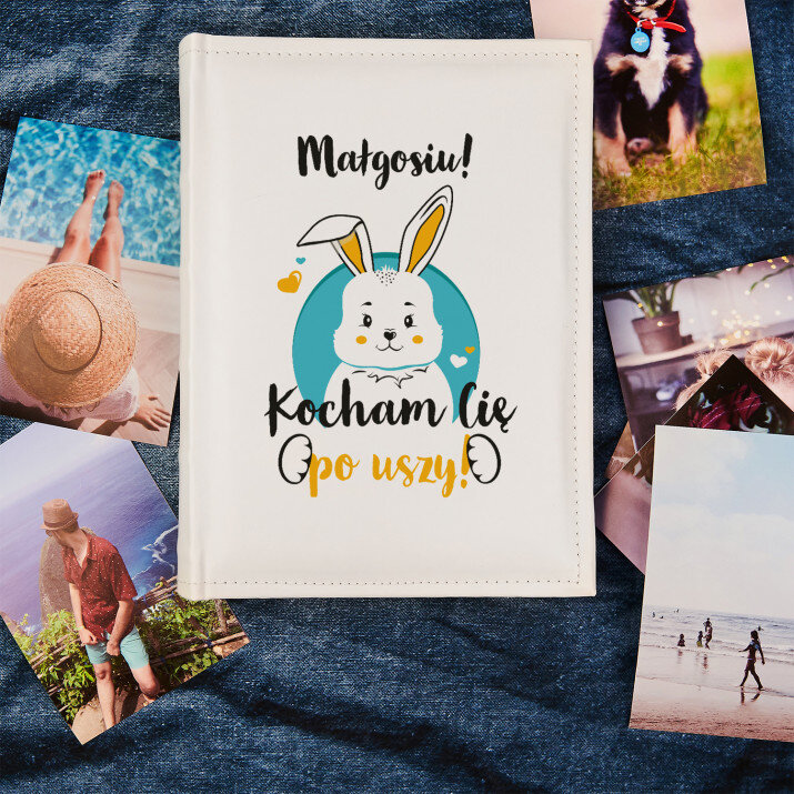 Kocham Cię po uszy - Personalizowany Album na zdjęcia