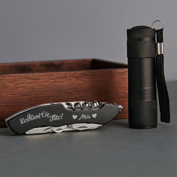 Kocham cię tato - Zestaw multitool i latarka