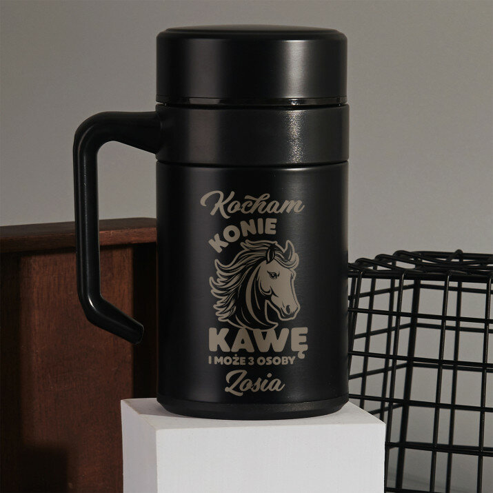 Kocham konie - Kubek termiczny 400 ml