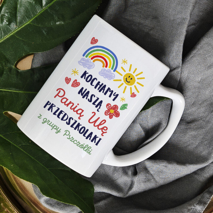 Kochamy naszą przedszkolankę - Personalizowany Kubek