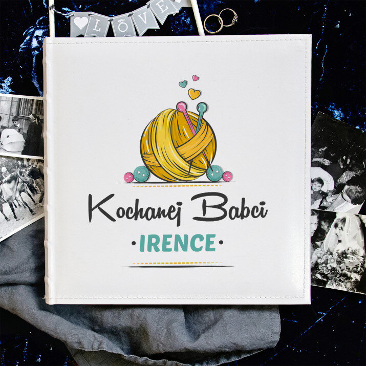 Kochanej babci - Personalizowany Album na zdjęcia dla babci Kochanej babci - Personalizowany Album na zdjęcia dla babci