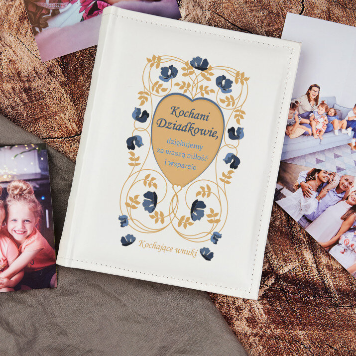 Kochani dziadkowie, dziękujemy - Personalizowany Album na zdjęcia Kochani dziadkowie, dziękujemy - Personalizowany Album na zdjęcia
