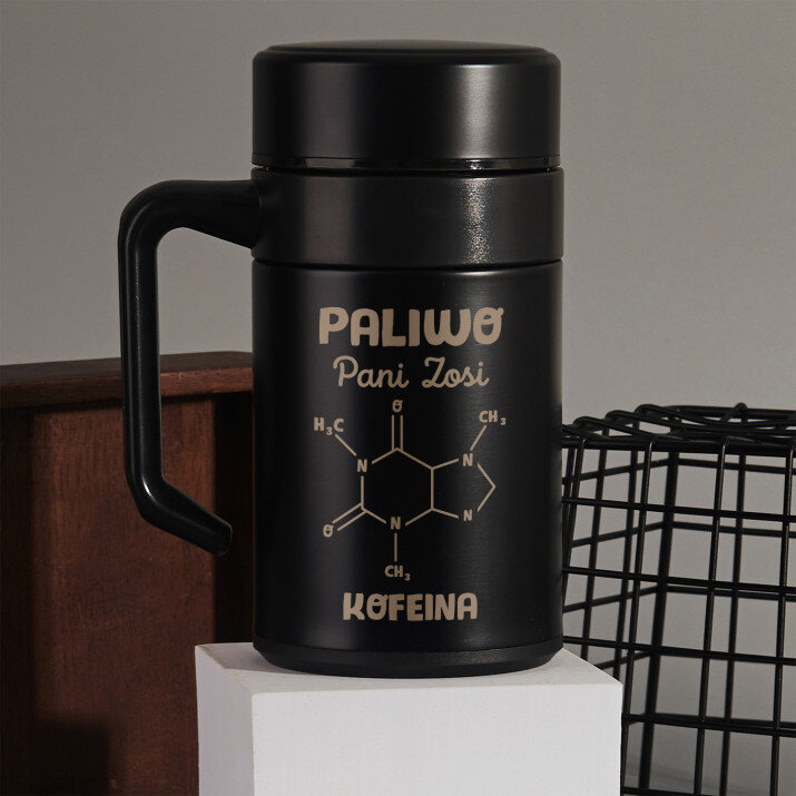 Kofeina chemia - Kubek termiczny 400 ml