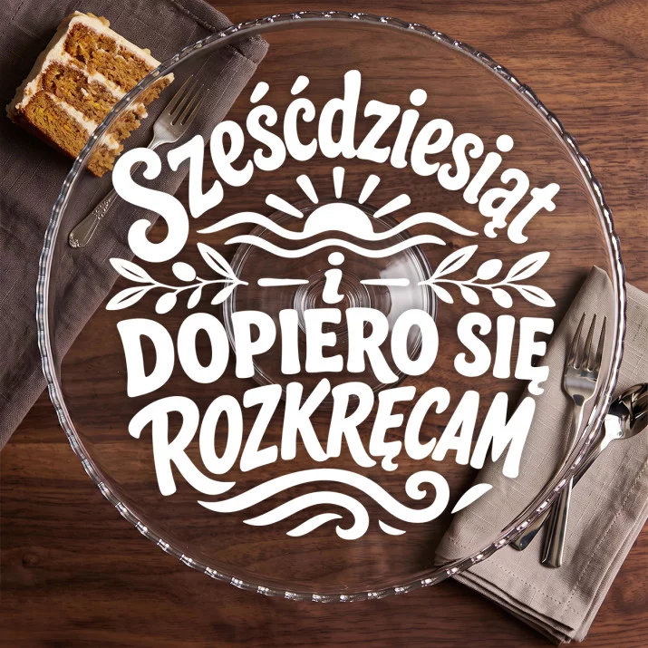 Patera Na Ciasto Dla 60 Latki Prezent Na 60 Urodziny Dla Kobiety: Śródziemnomorska Radość Patera Na Ciasto Dla 60 Latki Prezent Na 60 Urodziny Dla Kobiety: Śródziemnomorska Radość