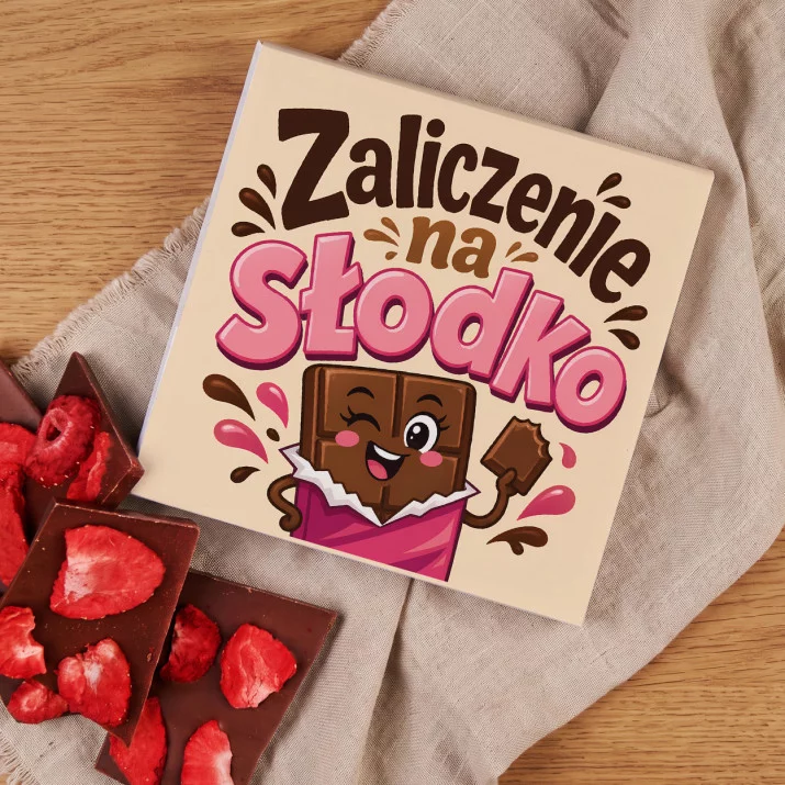 Czekolada Z Truskawkami Dla Studentki Prezent Dla Kobiety: Słodka Motywacja Czekolada Z Truskawkami Dla Studentki Prezent Dla Kobiety: Słodka Motywacja