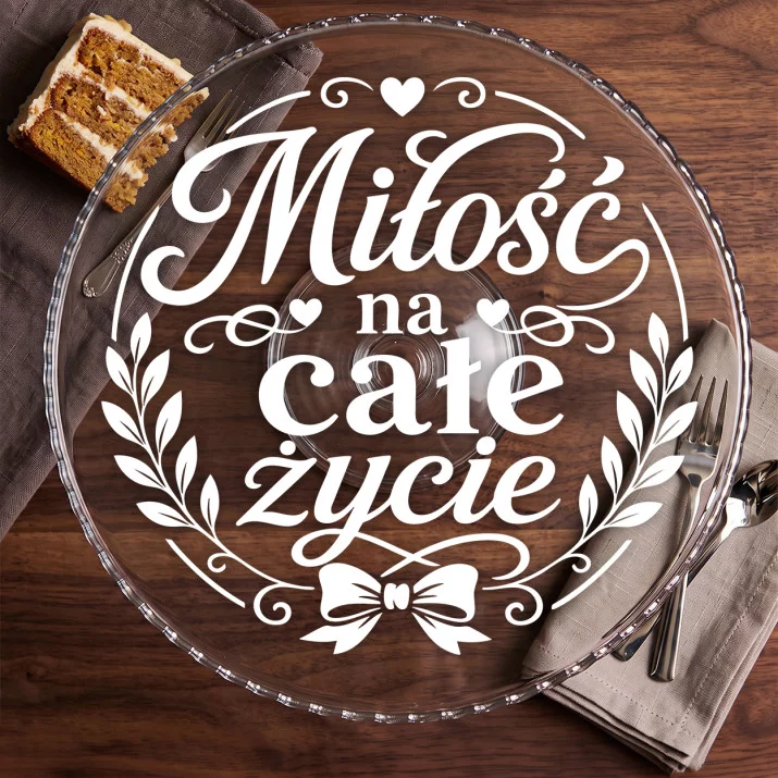 Patera Na Ciasto Dla Panny Młodej Prezent Na Ślub Dla Kobiety: Romantyczna Klasyka Patera Na Ciasto Dla Panny Młodej Prezent Na Ślub Dla Kobiety: Romantyczna Klasyka
