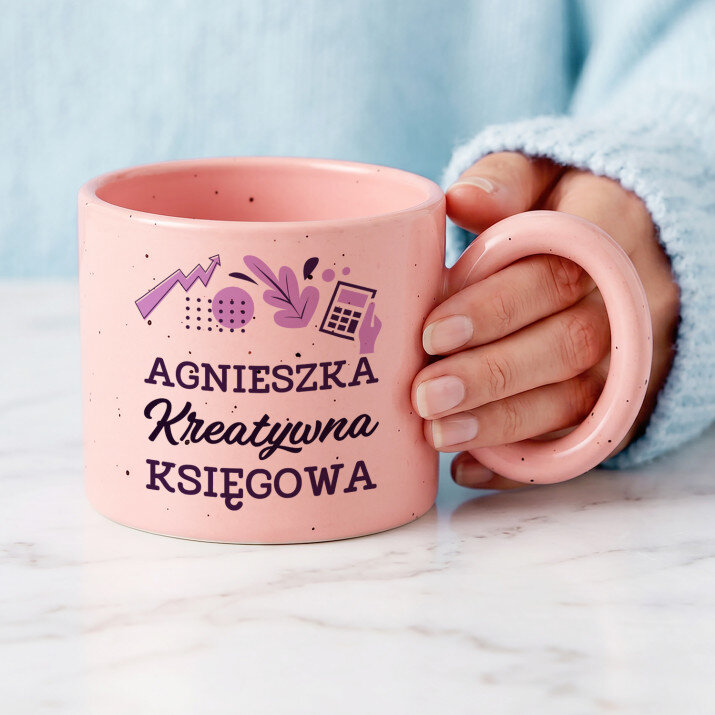 Kreatywna księgowa - Kubek z okrągłym uchem