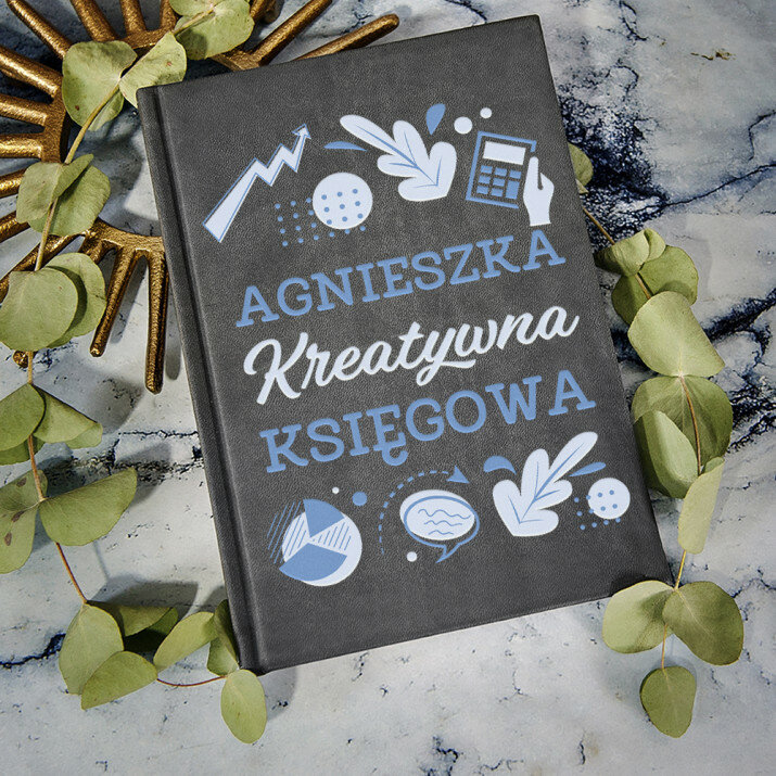  Kreatywna księgowa- Notatnik A5 z nadrukiem