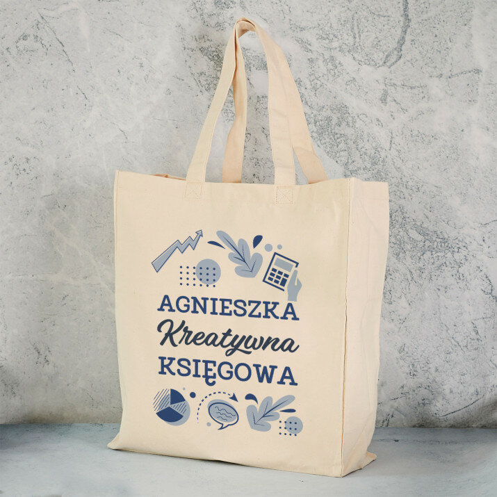 Kreatywna księgowa- Torba Bawełniana 