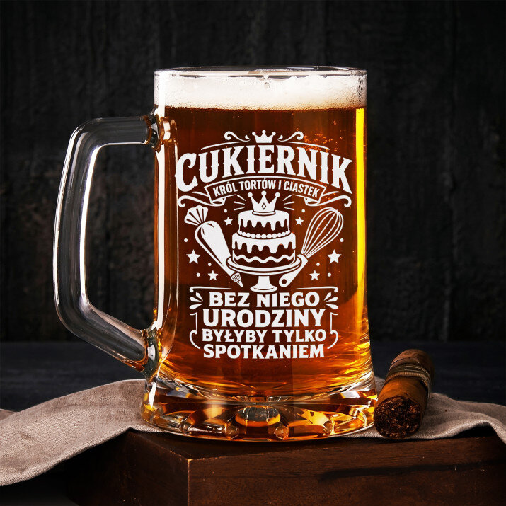 Kufel Dla Cukiernika Prezent Dla Mężczyzny: Król Cukiernik