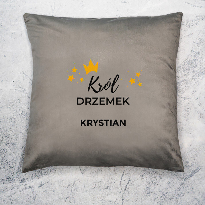 Król drzemek - Poduszka dekoracyjna