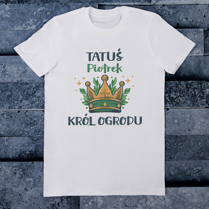 Król ogrodu - Koszulka męska z nadrukiem
