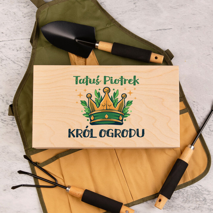 Król ogrodu - Zestaw narzędzi ogrodowych w pudełku