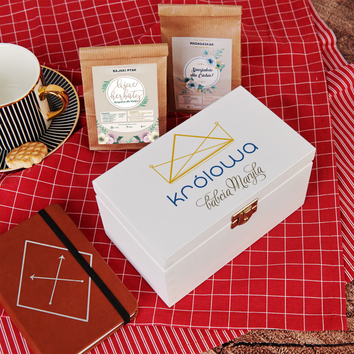 Królowa babcia - Skrzynka na herbatę