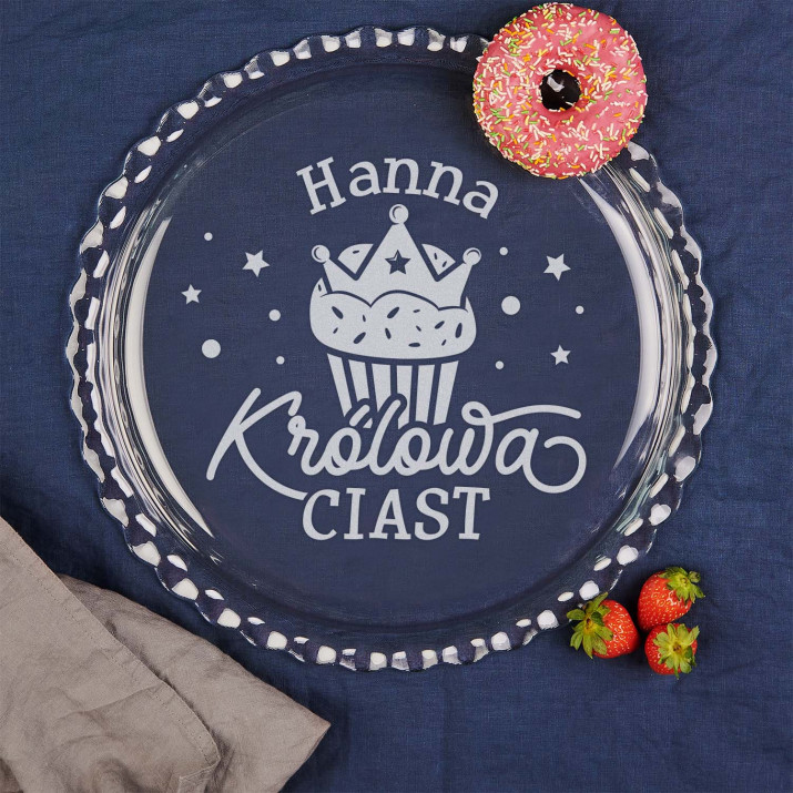 Królowa ciast - Płaska patera na ciasto